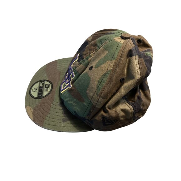 LSU fighting tigers Camo New Era 59Fifty Fitted Cap Size 7 3/8 apparel - Picture 3 of 5